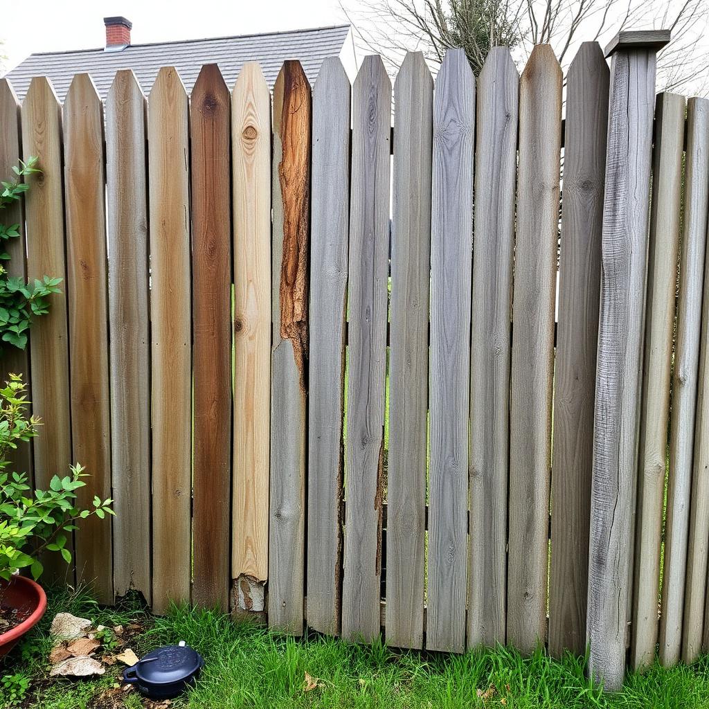 Fence Installation — before