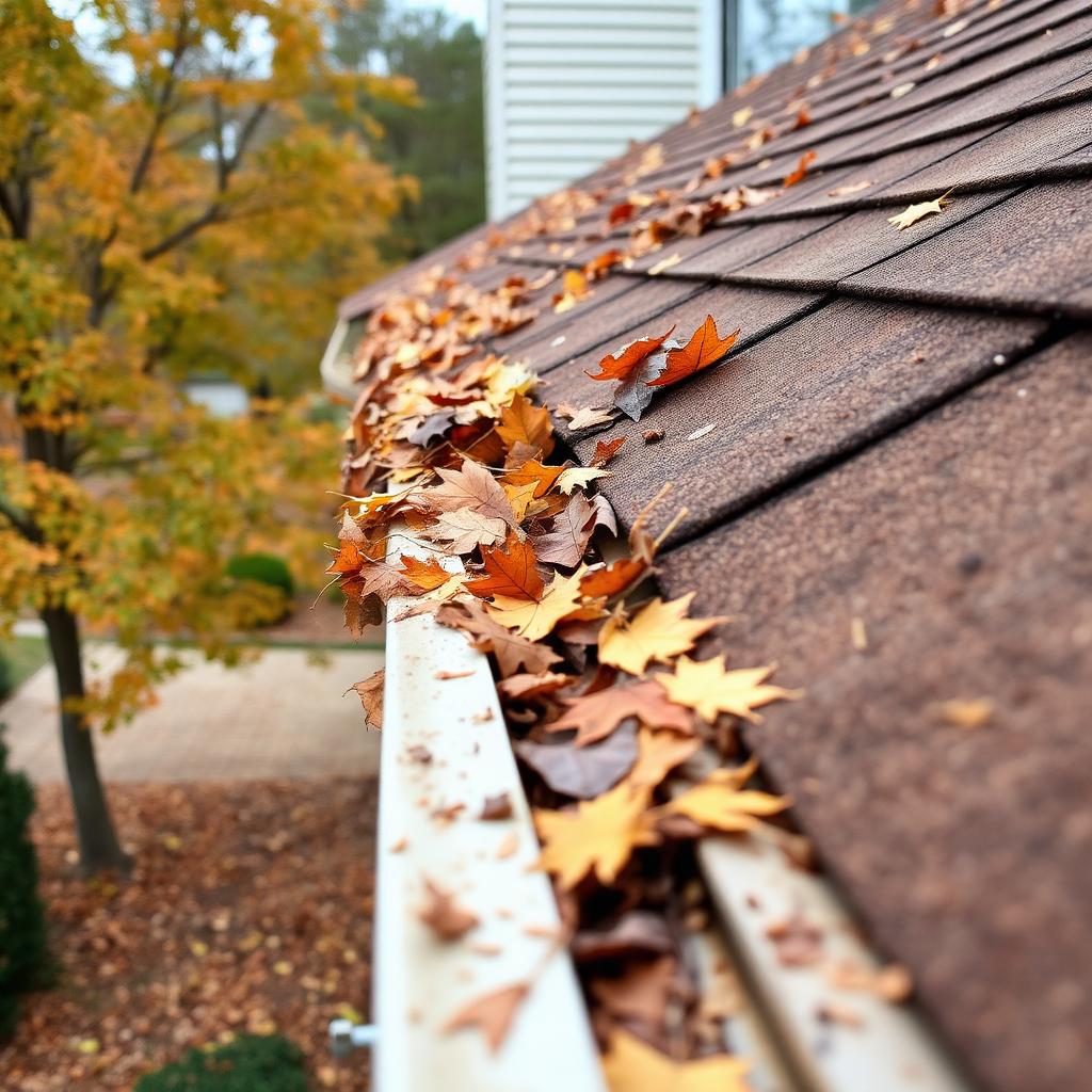Gutter Cleaning — before