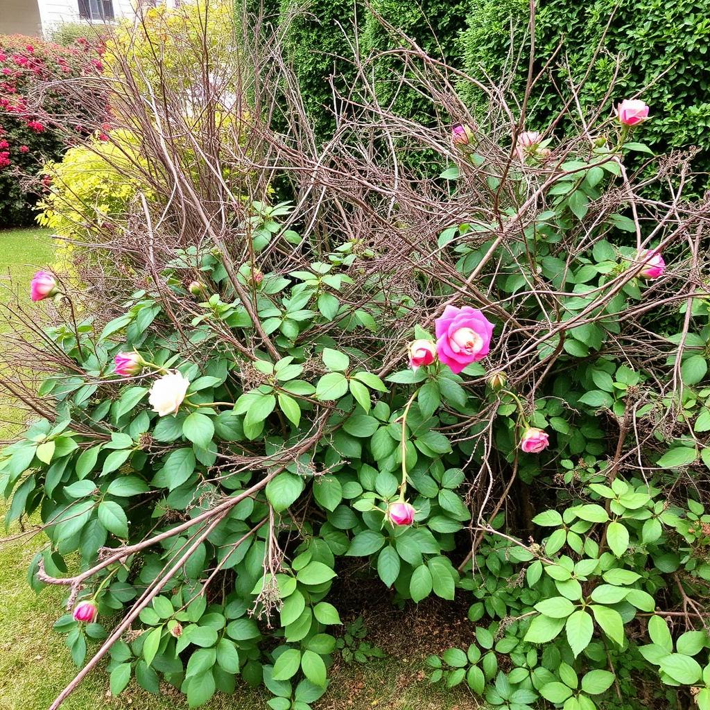 Garden Pruning — before