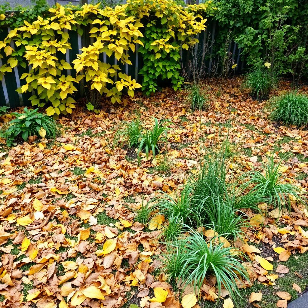 Seasonal Cleanup — before