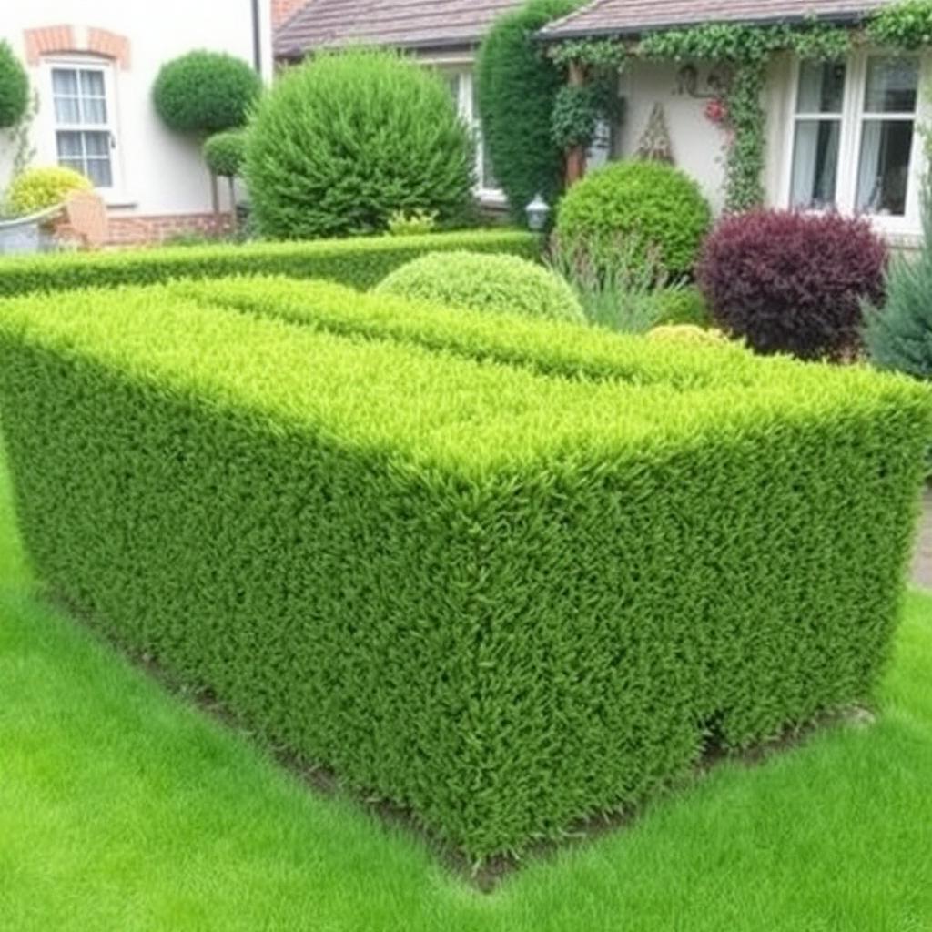 Hedge Cutting — after