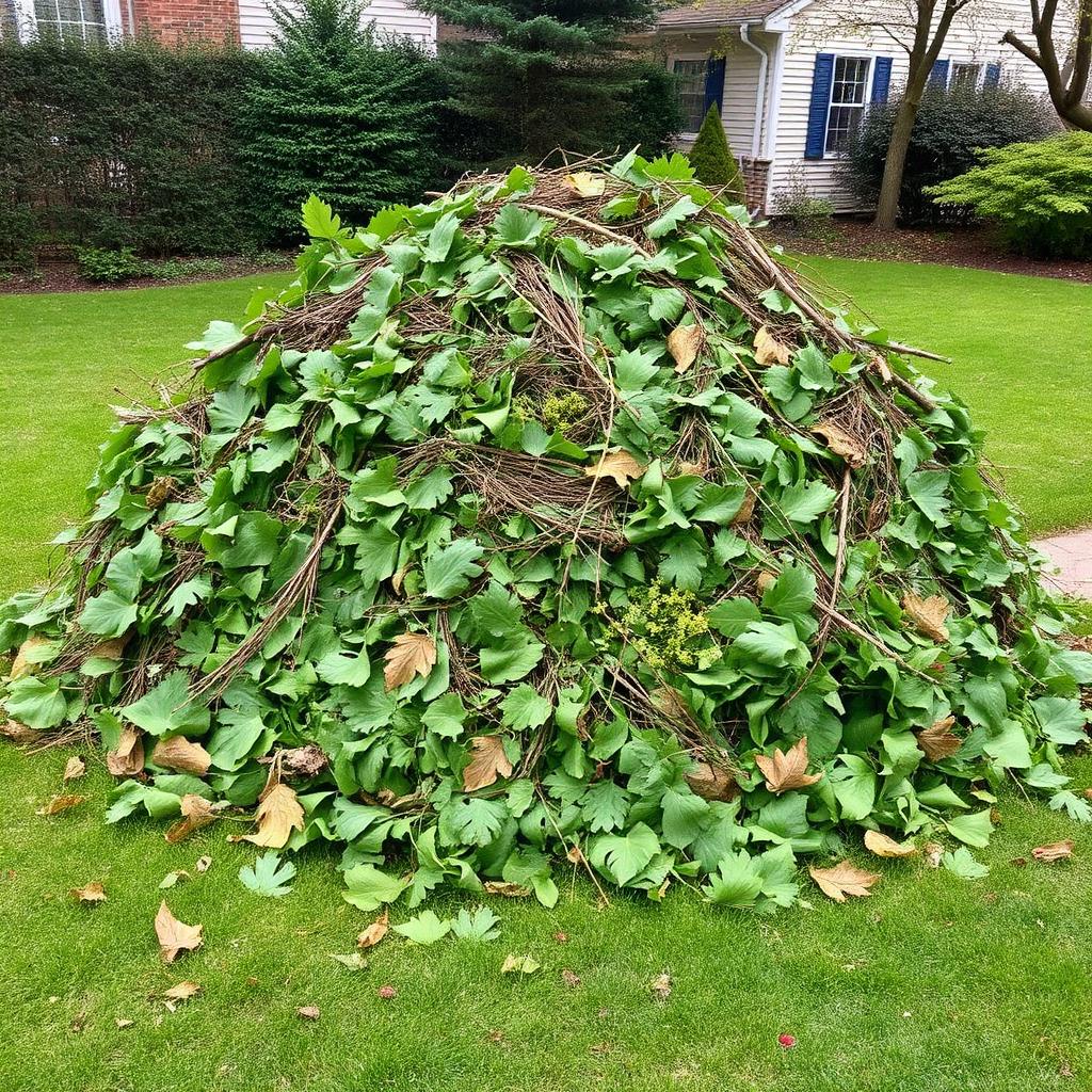 Green Waste Removal — before